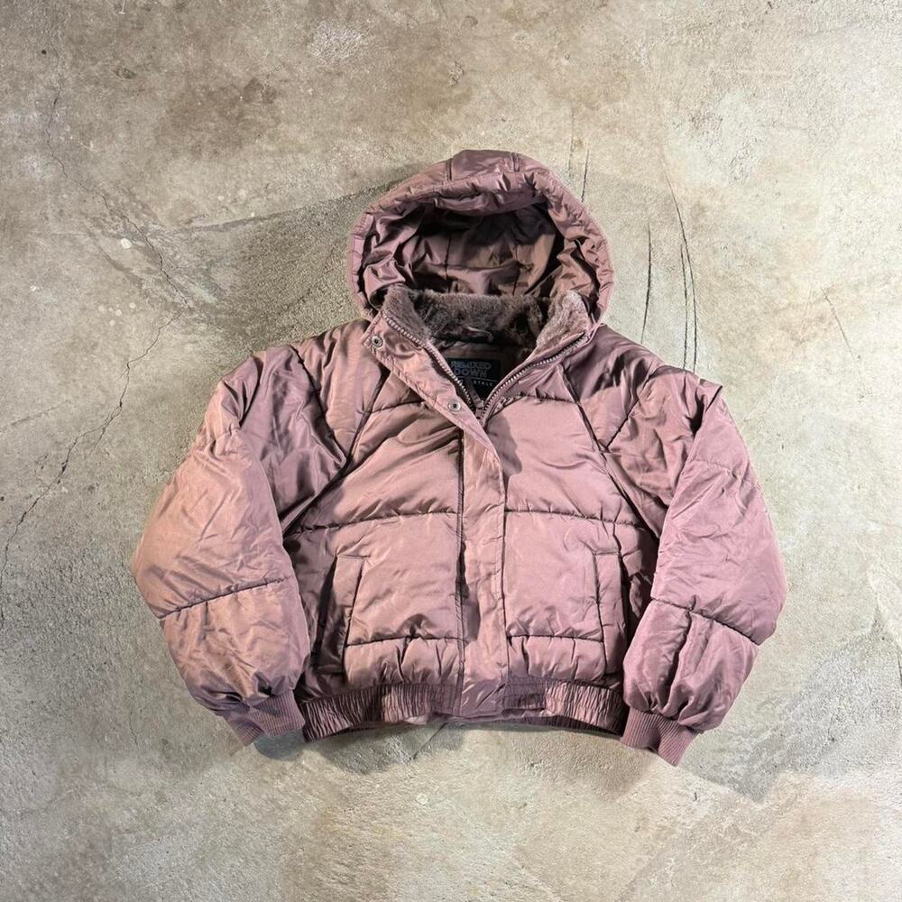 Mocha Brown Aeropostale Down Puffer Jacket